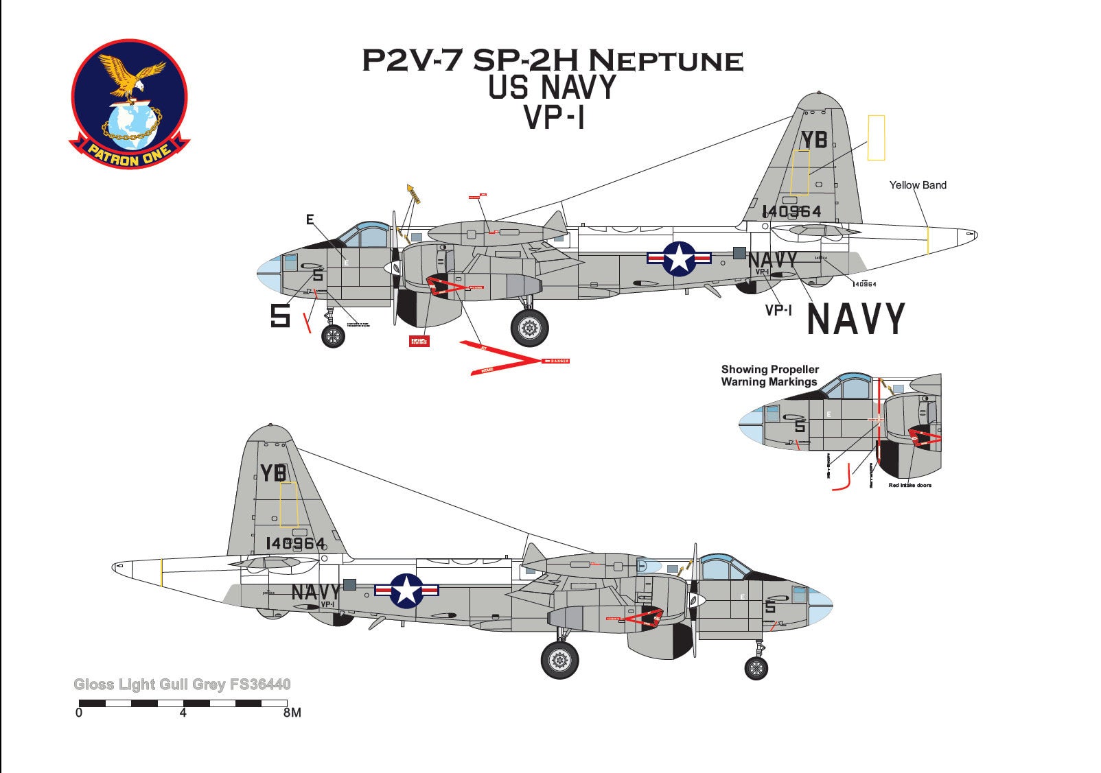 Maquette Hasegawa P2V-7 Neptune Aéronavale Française - 1/72, Réf 00070, Neuve